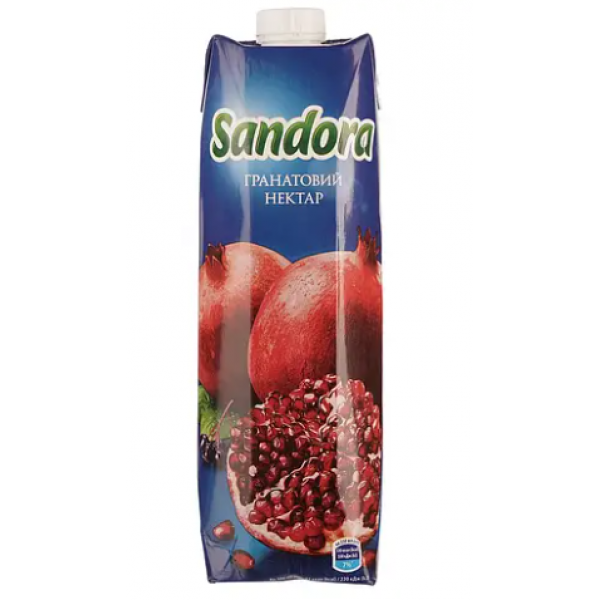 Sandora Нектар гранатовий освітлений пастеризований 950мл Sandora Нектар гранатовий освітлений пастеризований 950мл